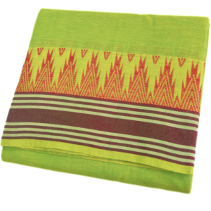 Green Fancy Gundanji Temple Border Dhoti