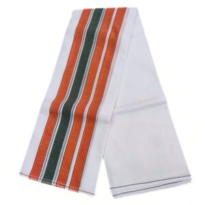 Small Border White Namadhari Cotton Dhoti