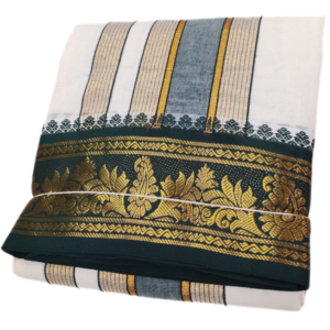 Jacquard Border Dhoti With Special Kanchi Mundhi