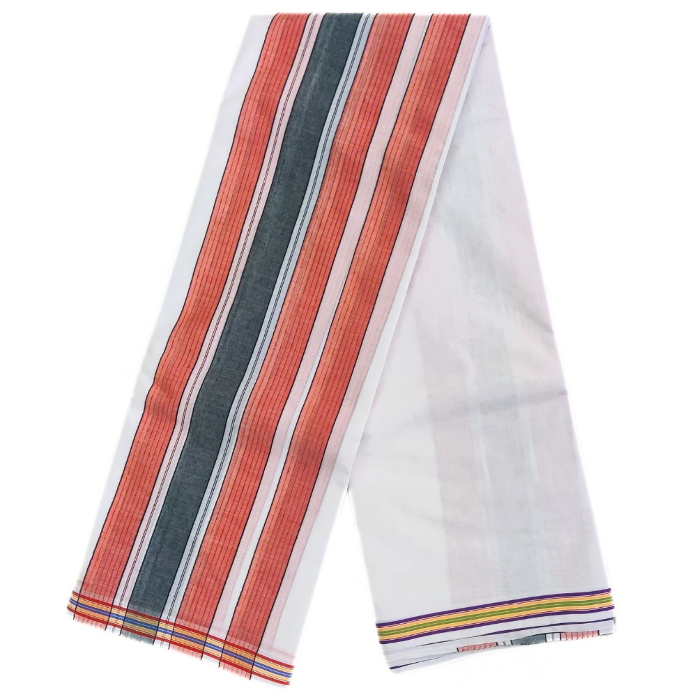 1 Inch Fancy Seer Border Kanchi Mundhi Dhoti - Image 2