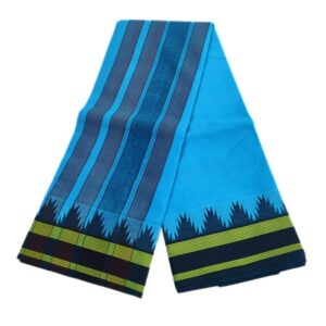 Vaishnava Thalampoo Cotton Dhoti Towel Set