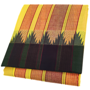 Lemon Yellow Color Thalampoo Kanchi Mundhi Dhoti