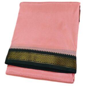 Light Pink Color Art Silk Mayilkan Dhoti