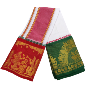 Bharatanatyam Designed 12 Inch Border Dhoti