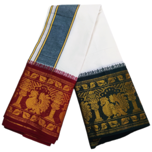 Annam Designed 10 Inch Border Dhoti