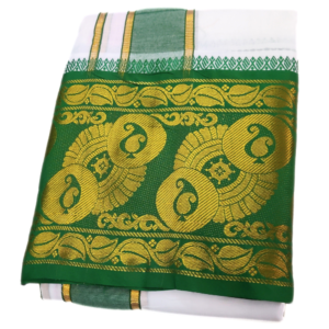Mango Designed 10 Inch Border Dhoti