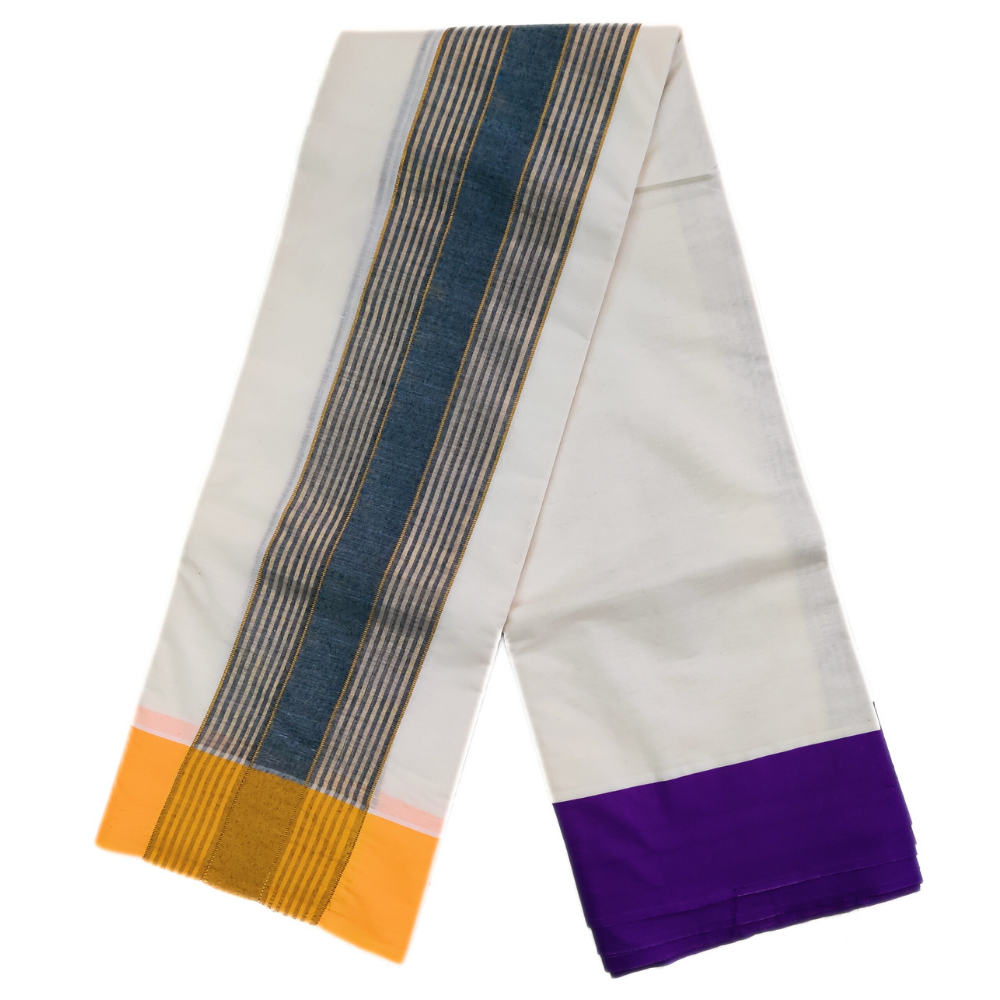 Bavanji Kanchi Mundhi Off White Dhoti