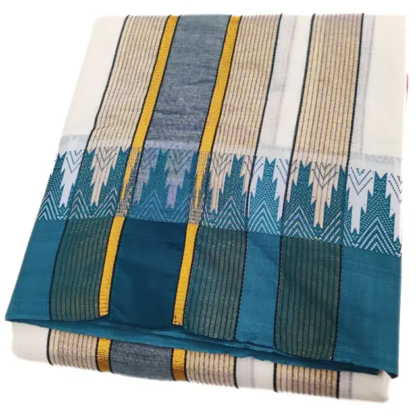 Bavanji Temple Border Special Kanchi Mundhi Dhoti