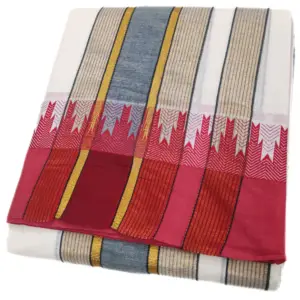 Bavanji Temple Border Special Kanchi Mundhi Dhoti