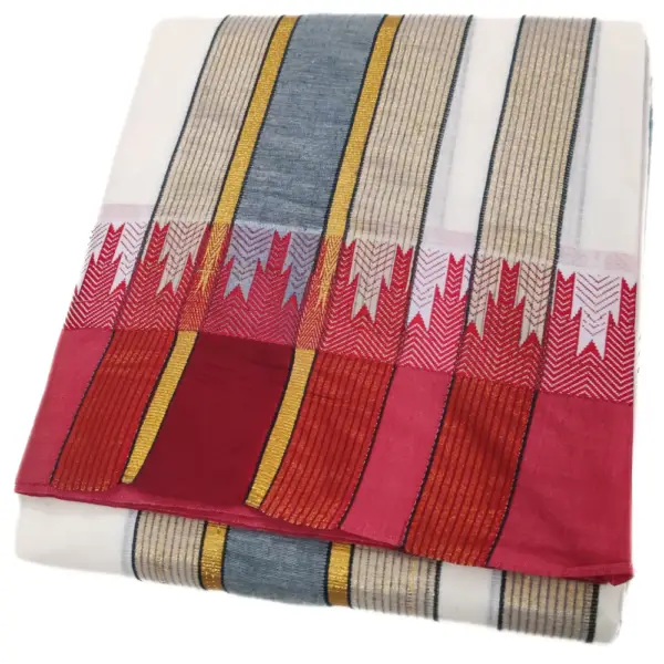 Bavanji Temple Border Special Kanchi Mundhi Dhoti - Image 2