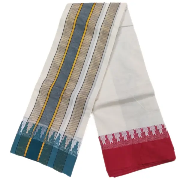 Bavanji Temple Border Special Kanchi Mundhi Dhoti - Image 3