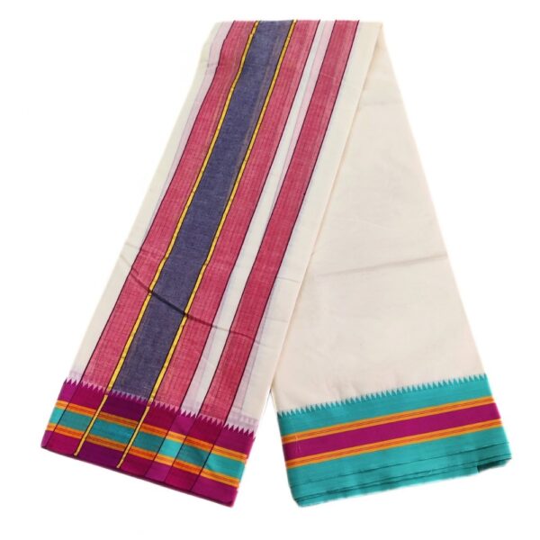 Kanchi Cotton Single Mokku Dhoti - Image 2
