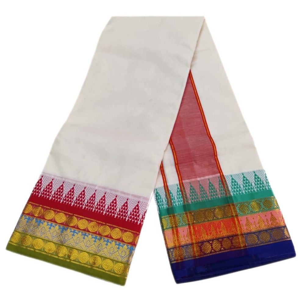 Kuchipet Border Design Dhoties - Image 3