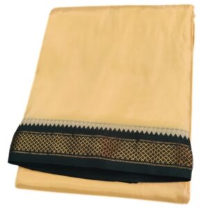 Sandal Color Art Silk Mayilkan Dhoti
