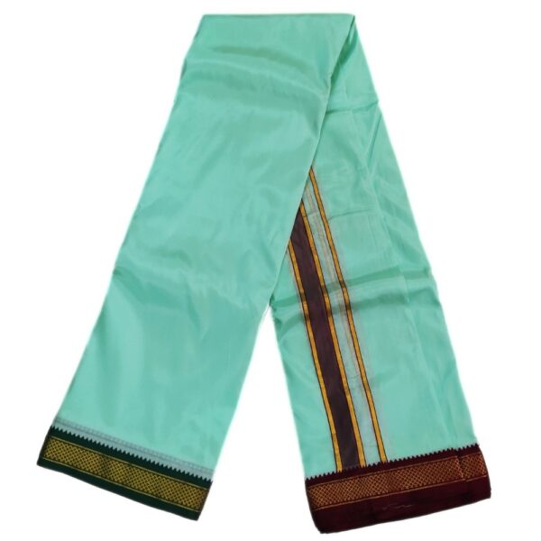 Rexona Color Art Silk Mayilkan Dhoti - Image 2