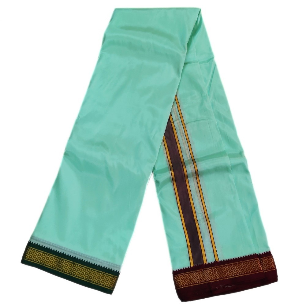 Rexona Color Art Silk Mayilkan Dhoti - Image 2