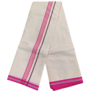 1 Inch Fancy Border Cotton Dhoti