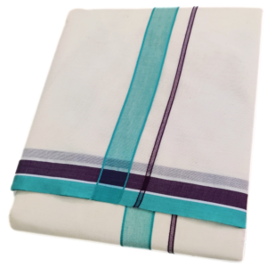 1 Inch Fancy Border Cotton Dhoti
