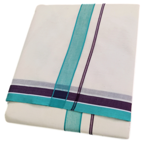 1 Inch Fancy Border Cotton Dhoti