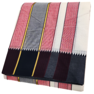 Black Border Single Mokku Half White Dhoti