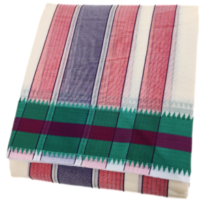 Double Mokku Acharya Half White Dhoties
