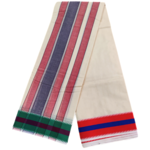 Double Mokku Acharya Half White Dhoties