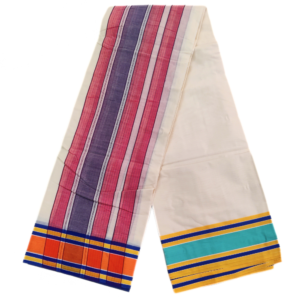 3 Inch Fancy Border Kanchi Mundhi Cotton Veshti