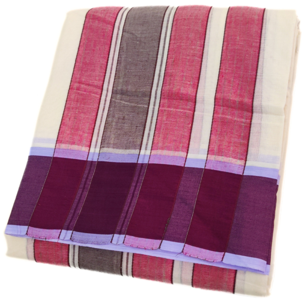 3 Inch Arakku Border Gundanji Cotton Dhoties