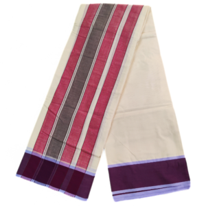 3 Inch Arakku Border Gundanji Cotton Dhoties