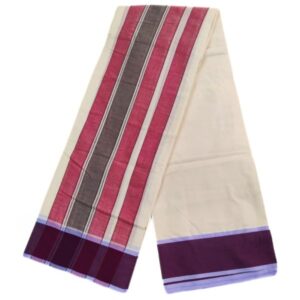 3 Inch Arakku Border Gundanji Cotton Dhoties