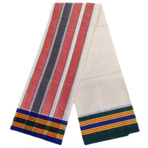 3 inch Iyengar Style Panchakacham Half White Dhoties