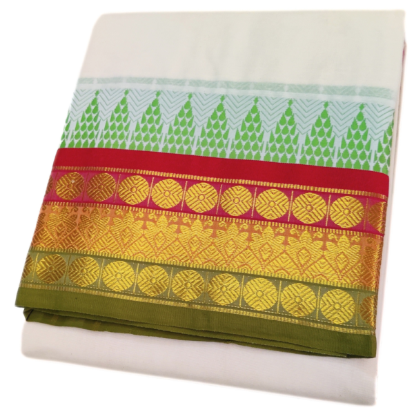 Kuchipet Border Design Dhoties - Image 2