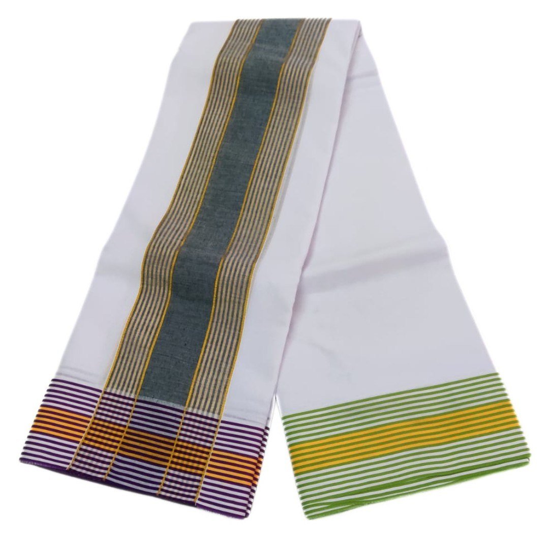 Seer Special Zarigai Vaishnava Mundhi Dhoti - Image 2