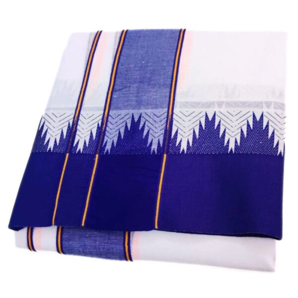 Bavanji Temple Border Cotton Dhoti