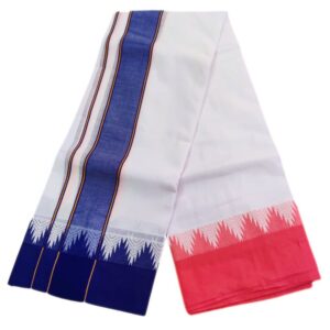 Bavanji Temple Border Cotton Dhoti