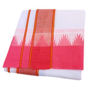Bavanji Temple Border Cotton Dhoti