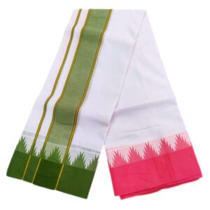 Bavanji Temple Border Cotton Dhoti