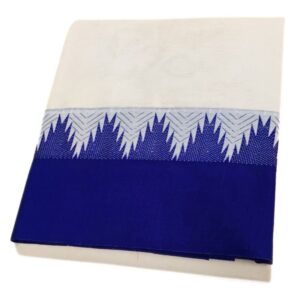 Bavanji Temple Border Half White Dhoti