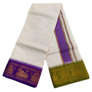 Lingam Nandhi Designed Border Premium Quality Dhoti