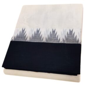 Black Bavanji Temple Border Premium Dhoti