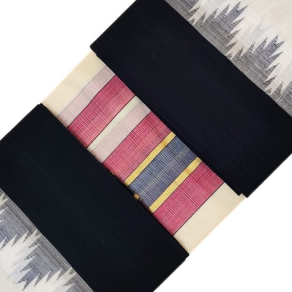 Black Bavanji Temple Border Premium Dhoti - Image 2