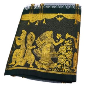 Bharatham Designed Pure Cotton White Dhoti