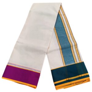 Kundanji Cotton Half White Dhoti