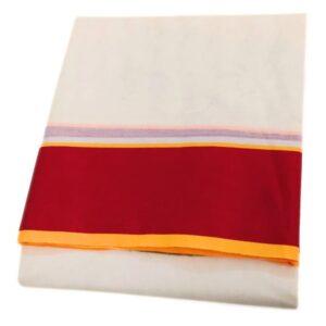 Kundanji Cotton Half White Dhoti