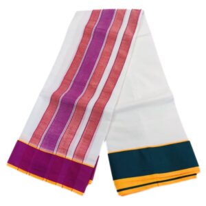 Gundanji Cotton White Vaishnava Dhotis