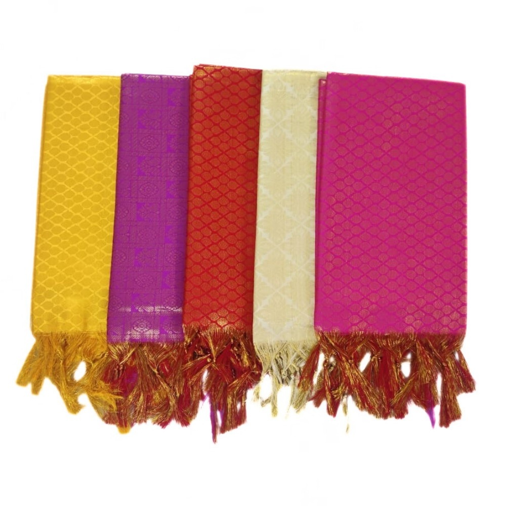 Traditional Ponnadai Shawl – Pack of 5 | Only Omkar