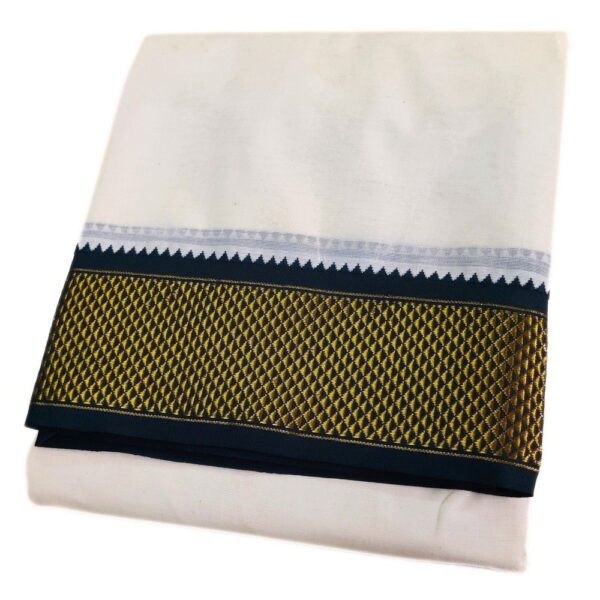 Jacquard Cotton 9x5 Dhoti