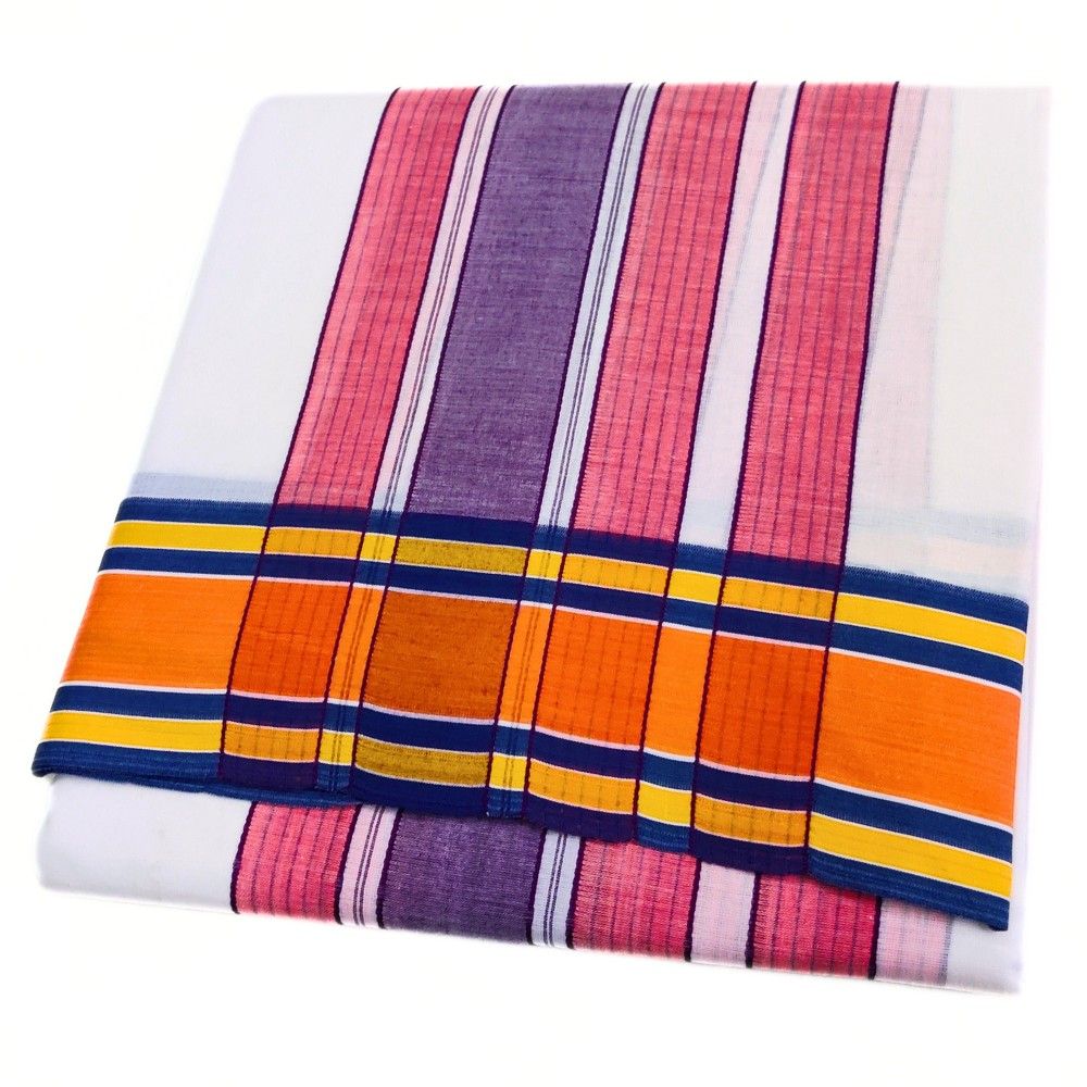 3 Inch Fancy Border Kanchi Mundhi Cotton Veshti