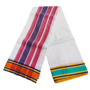 3 Inch Fancy Border Kanchi Mundhi Cotton Veshti
