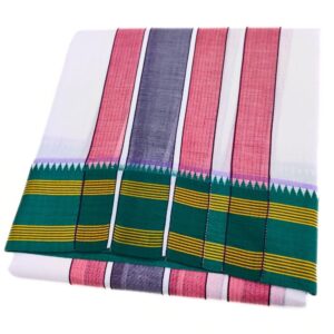 Single Mokku Cotton Kanchi Mundhi White Dhoti